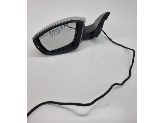 Зеркало электрическое Skoda Octavia Mk3 (5E) 2013 - 2019 года