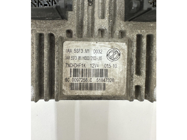 Řídící jednotka 00518699250, 00518699250 Fiat Punto Evo 2011