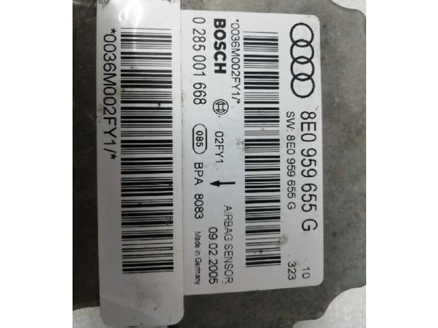 Блок подушек безопасности 8E0959655G, 0285001668 Audi A4 Allroad