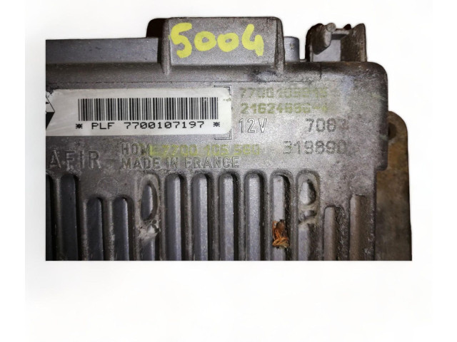 Блок управления двигателя 7700107197, 7700107197   Renault Twingo I