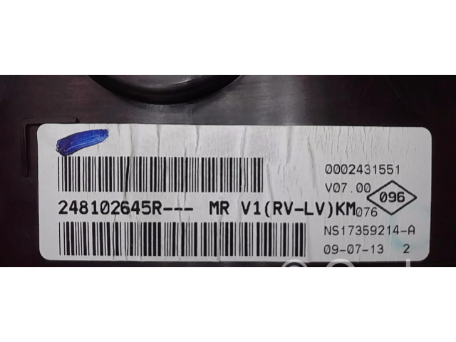 Панель приборов 248102645R   Dacia Logan II       