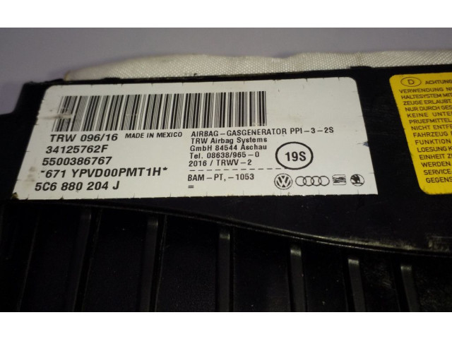 Подушка безопасности пассажира 5C6880204J, 34125762F Volkswagen Jetta VI