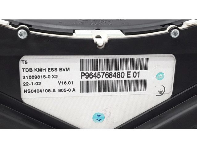 Přístrojová deska Peugeot 307 2002 9645768480, 216698150