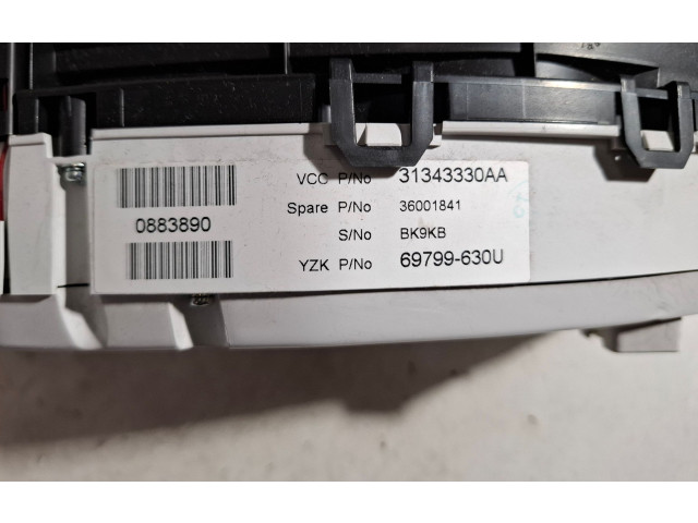 Панель приборов 31343330, 36001841 Volvo S60