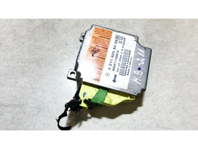 Блок подушек безопасности a2118209485, 500411120910   Mercedes-Benz E W211