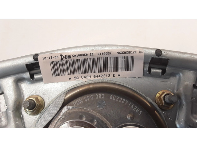 Подушка безопасности водителя 963263812E, 963263812   Citroen C5