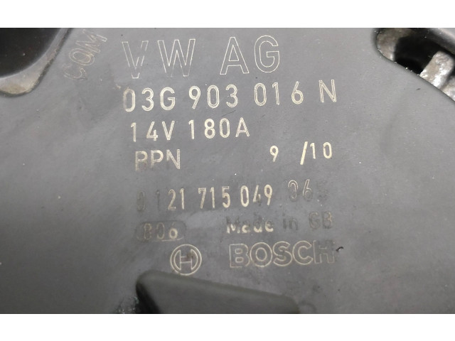 Генератор 03G903016N, 012171504906s Audi A6 S6 C6 4F