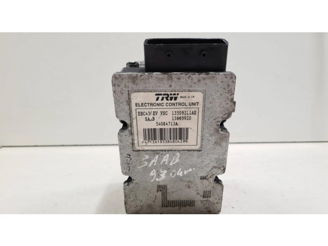 Блок АБС 13509221AE, 13663920 Saab 9-3 Ver2 2003-2007 года