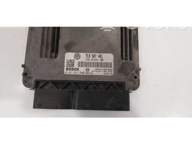Řídící jednotka 7L0907401, 0281011960   Volkswagen Touareg I 2005