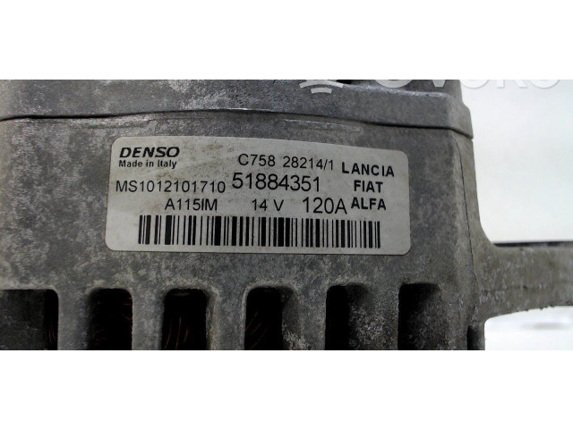 Генератор 51884351 Alfa Romeo Giulietta