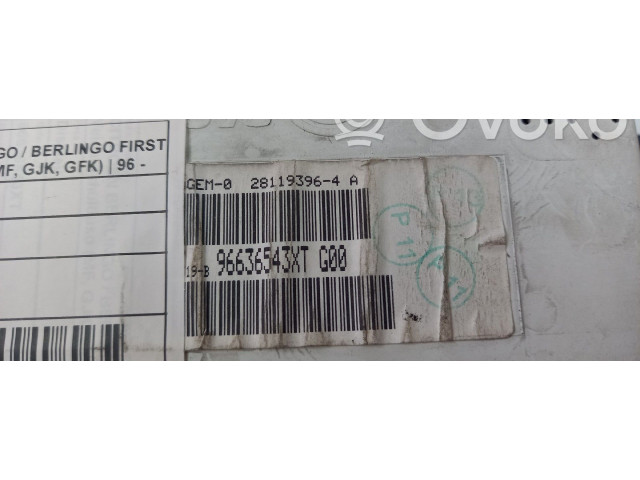 Дисплей 96636543XT Citroen Berlingo