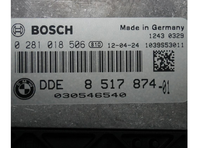 Řídící jednotka 85178740281018506 BMW 3 F30 F35 F31 2015