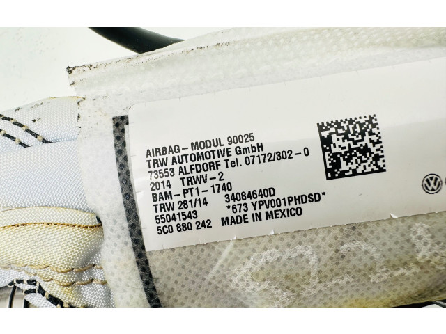 Подушка безопасности в сиденье 5C0880242, 5C0880242 Volkswagen Jetta VI