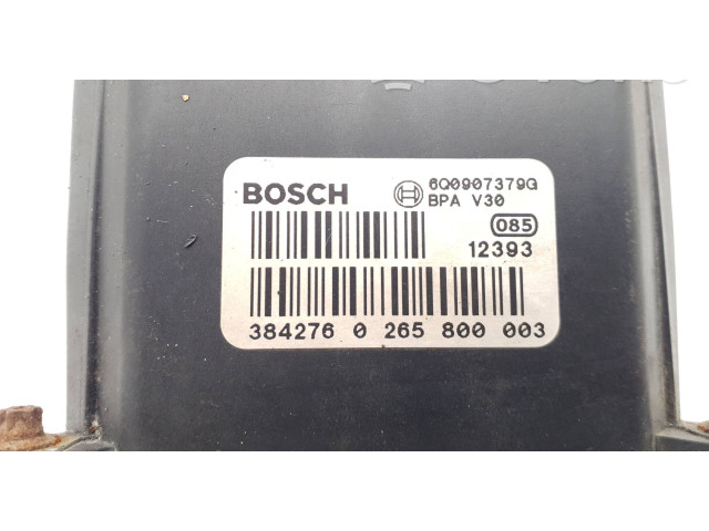 Блок АБС 6Q0907379G, 0265800003   Skoda  Fabia Mk1 (6Y)  1999 - 2007 года