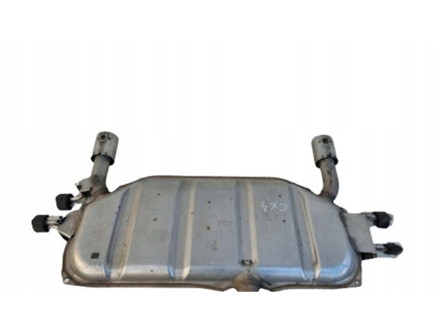 Задний бундуль глушителя