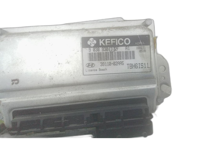 Блок управления двигателя 39110-02aa5, 39110-02AA5 Hyundai Getz