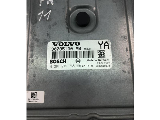 Řídící jednotka 30785100AB, 0281012765 Volvo S80 2007