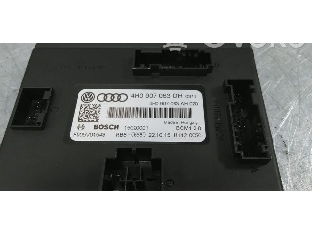 Модуль управления BSM 4H0907063DH, 4H0907063DA Audi A6 S6 C7 4G