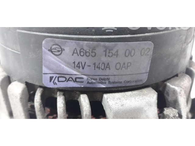 Генератор A6651540002, A6651540002 SsangYong Rexton