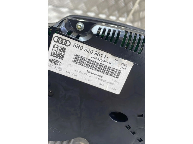 Панель приборов 8R0920981H, 8R0920981 Audi Q5 SQ5