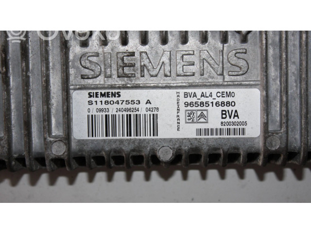 Блок управления коробкой передач 9658516880, S118047553A Citroen Xsara Picasso