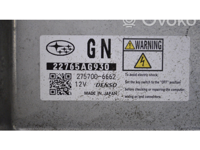 Řídící jednotka 22765AG930, 2757006662 Subaru Outback (BS) 2015