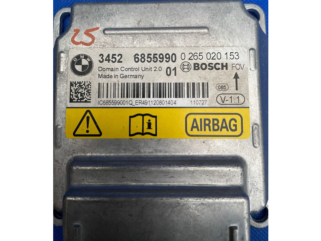 Блок подушек безопасности 6855990, 0265020153 BMW X3 F25