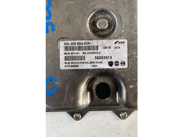 Блок управления двигателя 55253513, 199B4000   Fiat 500L