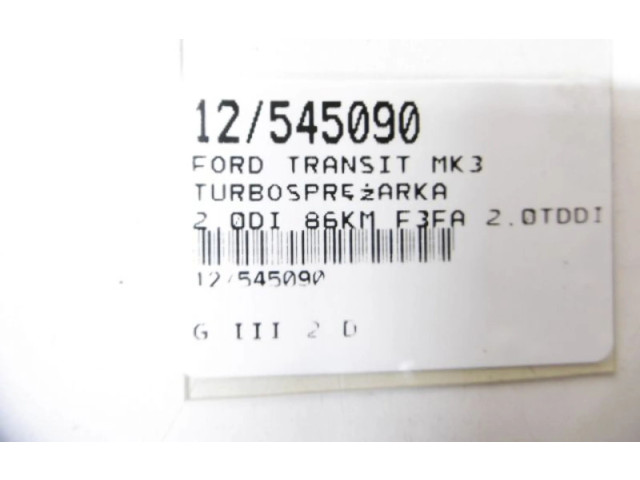 Турбина Ford Transit - Tourneo Connect 2C1Q-6K682-BE, 2C1Q-6K682-BE для двигателя F3FA