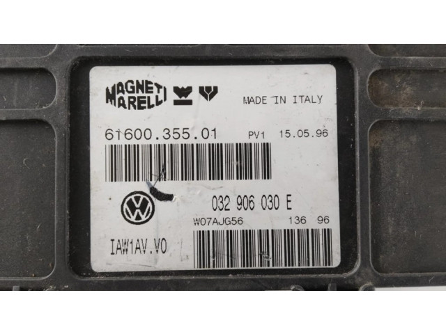 Блок управления двигателя 032906030E, 6160035501   Volkswagen Polo III 6N 6N2 6NF