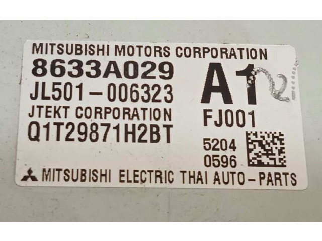    Рулевая рейка 8633A029, JJ301001700   Mitsubishi Mirage VI G4 Attrage 2012 -  года