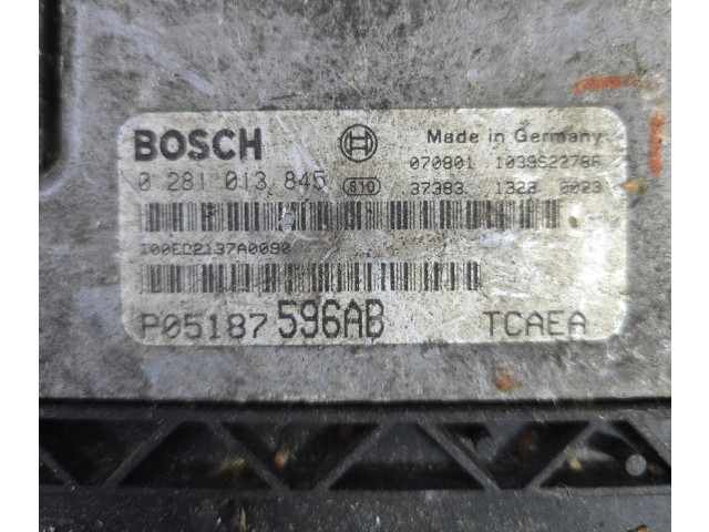 Блок управления двигателя 0281013845, 1039S22786   Jeep Patriot