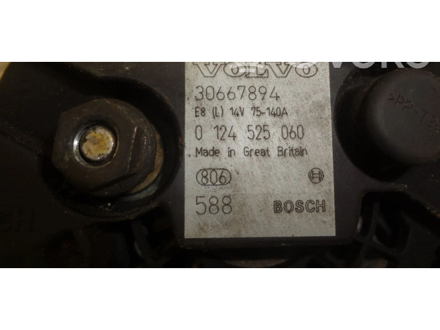 Генератор 0124525060, 30667894 Volvo XC90