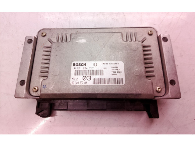 Блок управления двигателя 0261204717, 0261204717   Peugeot 306