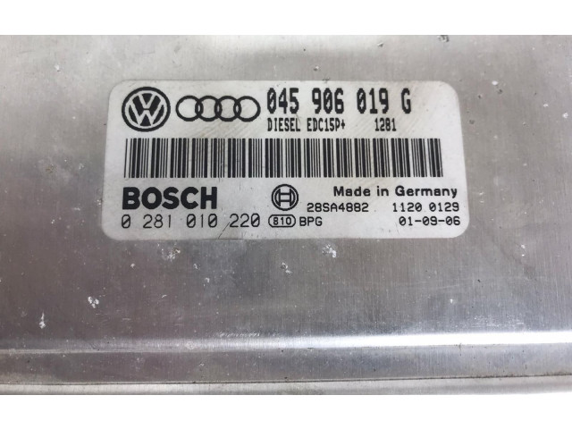 Блок управления двигателя 045906019G, 0281010220 Audi A2