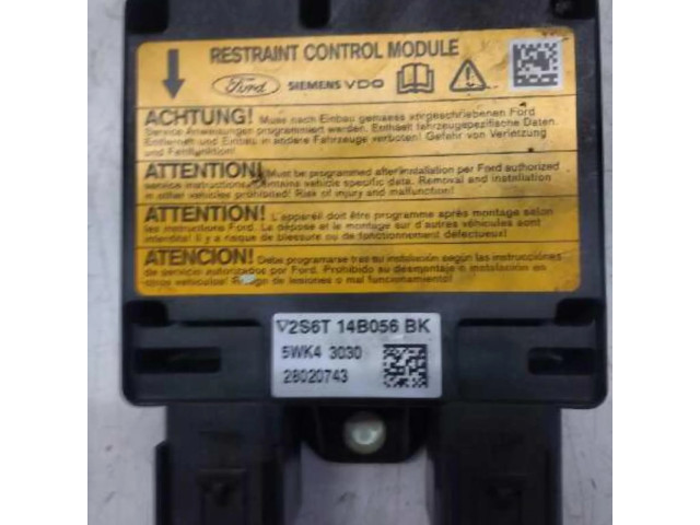 Блок подушек безопасности 2S6T14B056BS, CENTRALITAAIRBAG Ford Fusion