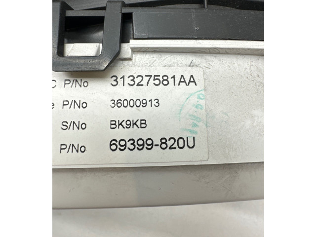 Панель приборов 31327581, 69399820U Volvo S60