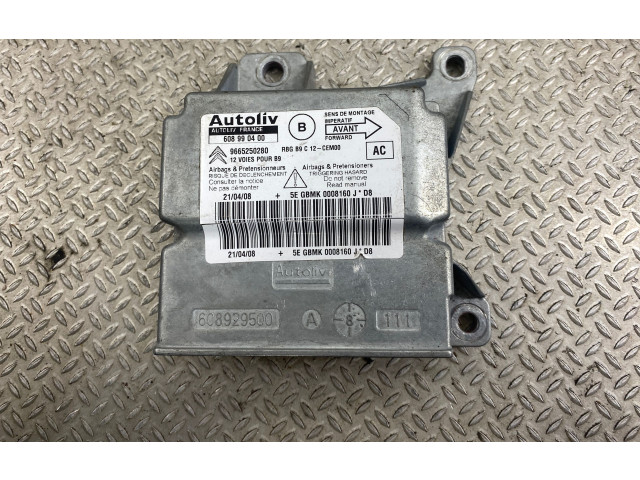 Блок подушек безопасности 9665250280 Citroen Berlingo