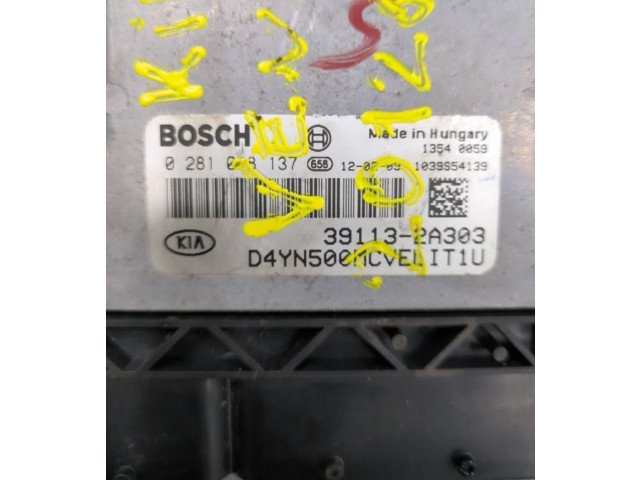 Řídící jednotka 391132A303   KIA Venga 2012