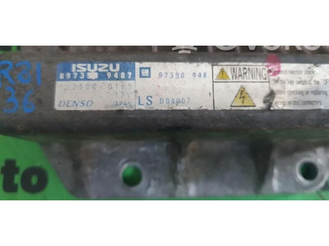 Блок управления двигателем Блок управления 8973509487, 8973509487.   Opel Meriva A