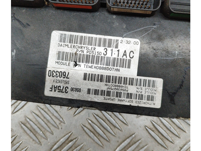 Блок управления двигателя 05150311AC, P05150311AC Jeep Grand Cherokee (WK)