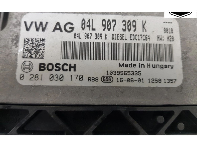 Блок управления двигателя 04L907309K, 04L907309K   Volkswagen Caddy