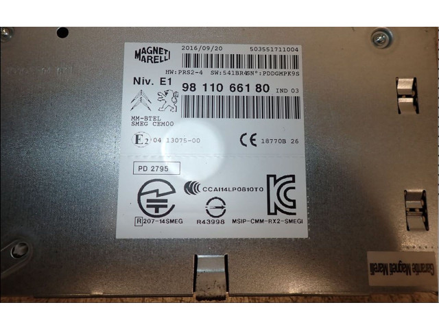 Радио/ проигрыватель CD/DVD / навигация 1613466280 Peugeot 208