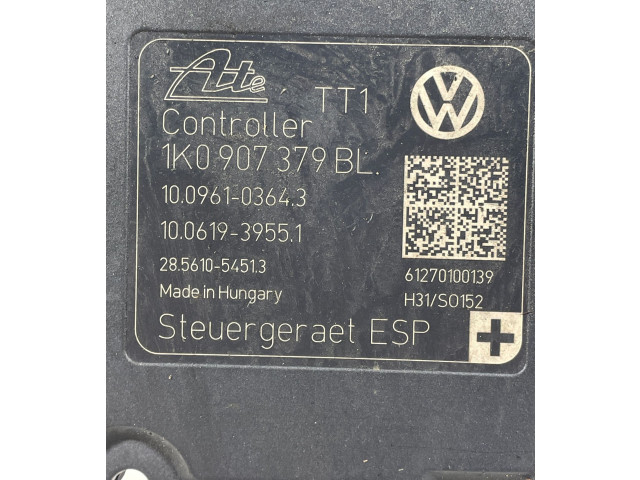 Блок АБС 1k0907379bl, 1k0614517dp Skoda Yeti (5L) 2009 - 2017 года