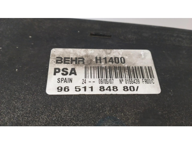 Интеркулер  0384J4, 9651184880   Peugeot 207 1.6