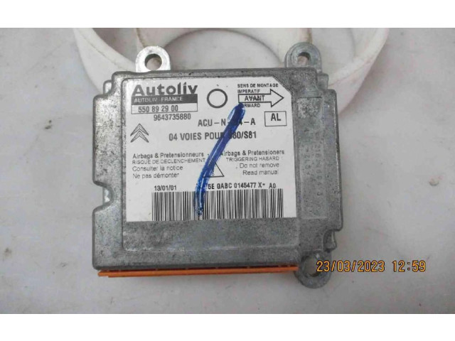 Блок подушек безопасности 9643735880, 9643735880   Citroen Saxo