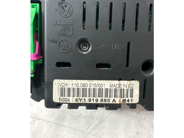 Панель приборов 110080015, 6Y1919880A Skoda Fabia Mk1 (6Y)