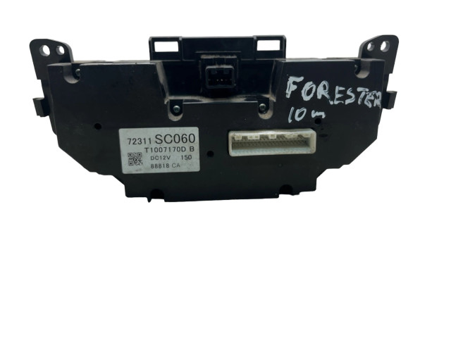Блок управления климат-контролем 72311SC060, 88818CA   Subaru Forester SH