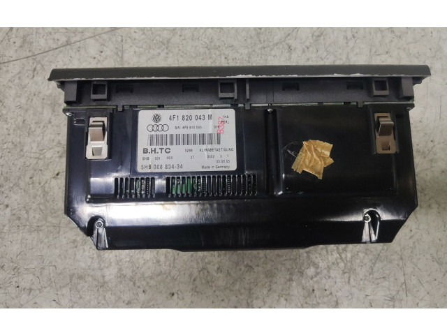 Блок управления климат-контролем 4F1820043M   Audi A6 S6 C6 4F