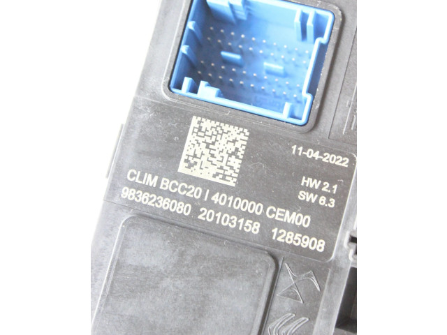 Блок управления климат-контролем 9836236080 Peugeot 2008 II